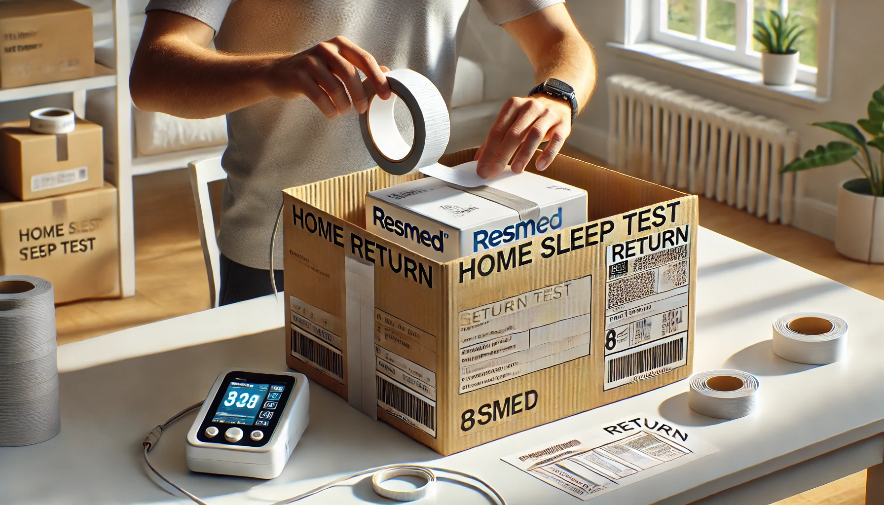 Returning your sleep test device